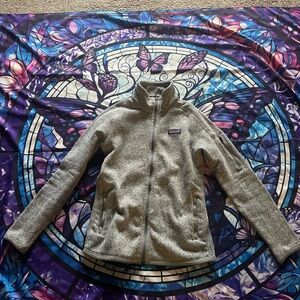 Patagonia Heather Gray Full-Zip Jacket